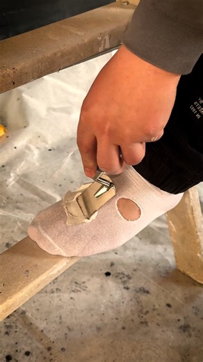 1M views · 356 reactions | Builder's trick to fix ripped socks  | Magic Hands Creations | Facebook