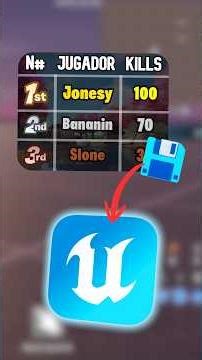 Como hacer una tabla de eliminaciones persistente en UEFN🗺️ #uefn #fortnite #creativo #persistencia