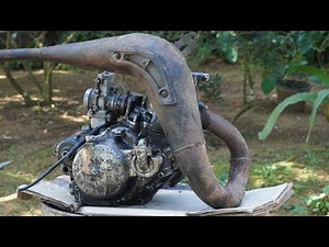 Suzuki TS250X / RH250 2-Stroke Engine Full Restoration | From Rusty to Running Again 🔧🔥