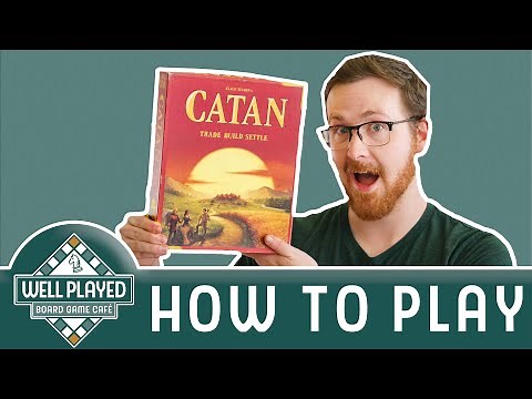 How to Play Settlers of Catan - Board Game Tutorial by Well Played Board Game Café
