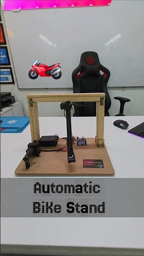 🏍 Automatic Bike Stand using Arduino #project #bikesafety #safety #diy #ideas ✌🏻