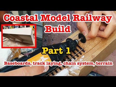 Building a Coastal 00 gauge Layout | Part 1 | Baseboards, Chain system, Base Terrain, wiring