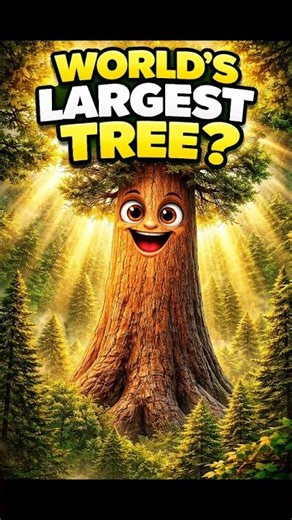 How Big Is the General Sherman Tree? 🌲 Amazing Tree Facts #shorts#general sherman tree