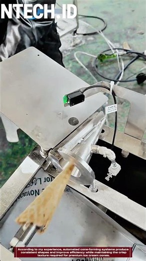 How Smart Cone Forming Machines Roll Waffles Into Perfect Ice Cream Cones