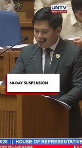19K views · 529 reactions | 60-day suspension, inirekomenda ng House Ethics & Privileges panel vs. Rep. Kiko Barzaga | UNTV News and Rescue | Facebook