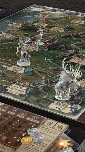 The Witcher: Old World Board Game quick Review, sneak peek, best features #boardgaming #boardgame