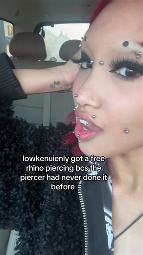 Getting a Free Rhino Piercing Experience