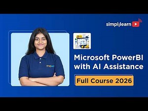 Microsoft Power BI with AI Assistance | Complete AI Data Analytics Course | Simplilearn