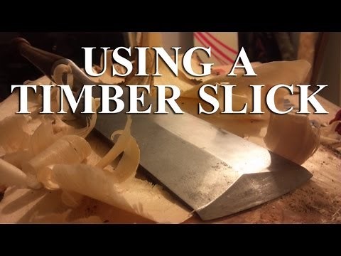 Preparing a Rived Board 03: How to Use a Timber Slick