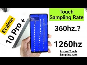 Realme 10 Pro Plus Touch sampling rate Demo #realme10proplus