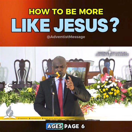 HOW TO BE MORE LIKE JESUS? FACEBOOK: CPAC SDA CHURCH | FOLLOW https://www.facebook.com/cpacchurch?mibextid=ZbWKwL Youtube: CPAC SDA CHURCH | SUBSCRIBE 👇 https://youtube.com/@cpacsdachurch?si=Hsa2wtWte4no-S6H | Adventist Message