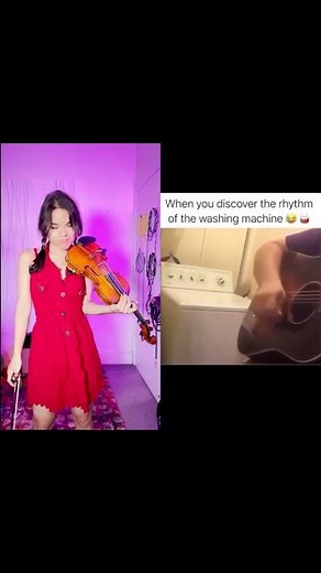 Devil Went Down to Georgia duet with a washing machine #shorts