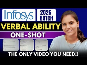 Verbal Ability Questions | Infosys Verbal Ability Preparation | Infosys Previous Year Questions 2026