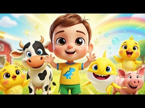 🐮 Baby Shark + Lola the Cow + Old MacDonald! The Wildest Animal Party Ever 🦈