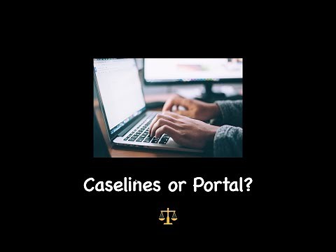 E Filing court documents online (Ontario, Canada): Caselines or Portal?