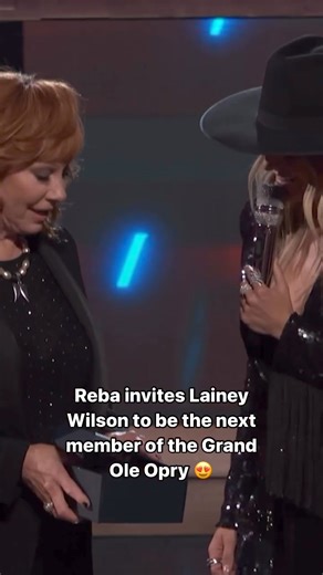 Lainey is going to be the next member of the Grand Ole Opry! 🎥 Reba invites Lainey Wilson to join the Opry. Way to go Lainey Wilson! | CountryLine