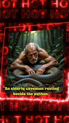 the friendship of ancient humans and vicious pythons in a sacred forest