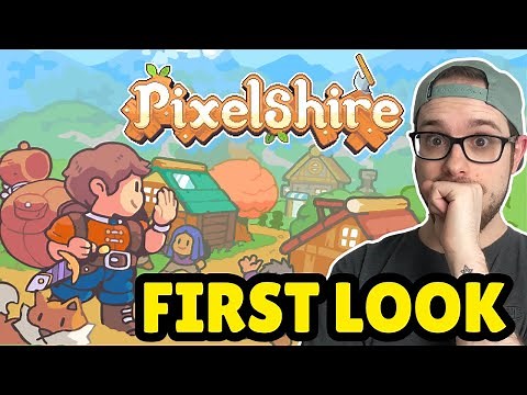 FIRST LOOK | PixelShire A NEW Cozy Farm Sim With TERRAFORMING!?