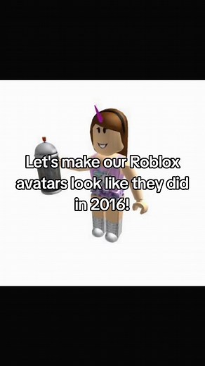 Create Your Roblox Avatars Like in 2016