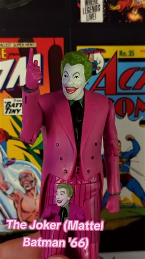 The Joker (Mattel Batman '66)! #batman #actionfigures #batman66 #joker #thejoker #batman1966 #batmanclassictvseries #cesarromero