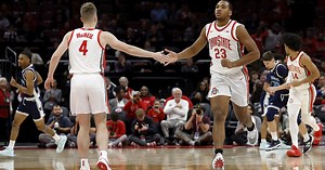 Ohio State starters Sean McNeil, Zed Key leave game vs Purdue with injuries