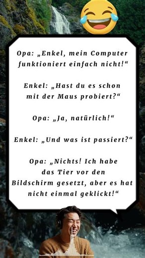 Opa und der Computer 💻🐁 #shorts #opa #lachen #deutschland