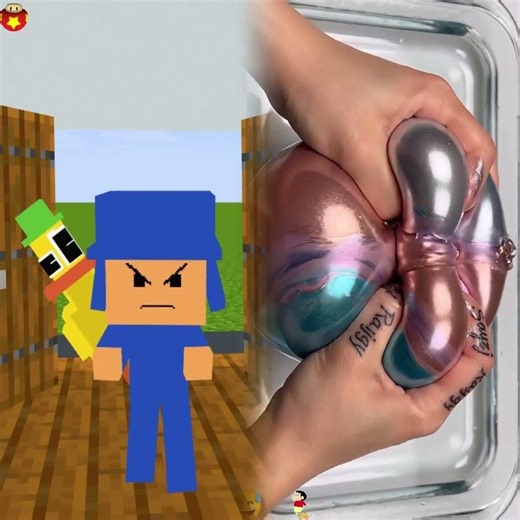 POCOYO DEFIENDE A ELI #shorts #minecraft #smilingcritters #sprunki #poppyplaytime4