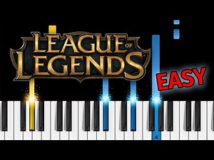 League of Legends - RISE - Easy Piano Tutorial