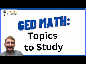 What to Study for GED Math to Get a Better Score