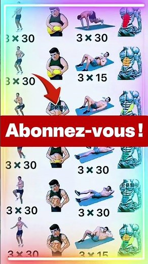 Exercices Abdos à la Maison 🏠 | Obtiens un Ventre Plat Sans Matériel !