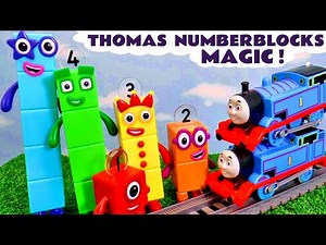 NUMBERBLOCKS Magic Toy Train Story with Thomas The Train - Videos For Kids
