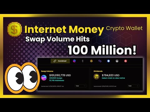 100 Million in Swap Volume! Internet Money Wallet Making New All Time Highs!