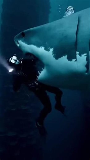 Diver explores dark ocean cave with flashlight — tension builds | #UnderwaterExploration #CaveDiving