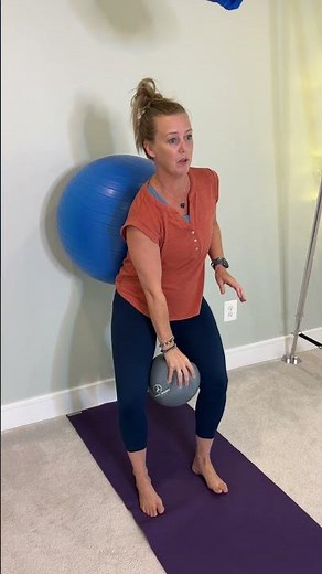 Wall Squat with Two Balls | Boost Lower Body Mobility with This Wall Squat Using a Stability Ball!