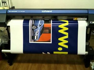 Roland VS 540 Printer Running