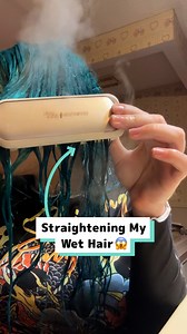 I dry my wet hair using hot straighteners 😨💦 | Craft Factory