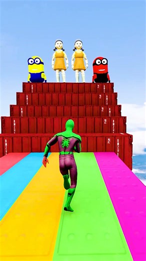 GTA 5 Epic Water Ragdolls | Spider-Man Jumps / Fails ep.18634 #shorts