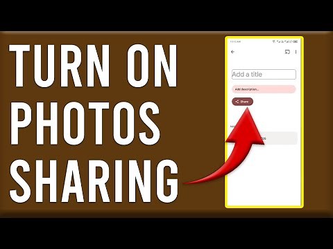 How To Turn On Google Photos Sharing (How To Set Up And Enable Google Photos Sharing)