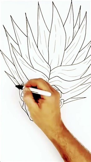 Goku sketch draw
