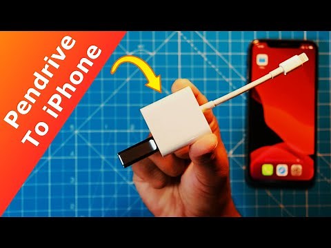 Connect Pendrive to iPhone / Lightning to USB 3 Camera Adapter Review! [2020]