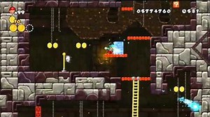 Newer Super Mario Bros Wii World 8-Pendulum Tower