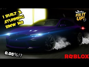 I built a quick and VERY stunning BMW M8 | ROBLOX Fix it up!