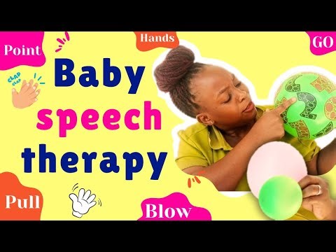 Baby speech therapy with Miss Lily, Learn to talk first words and sentences, nursery rhymes, colors.