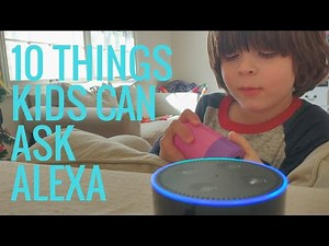 10 Things to Ask Alexa - For Kids | How we use Alexa for kids | Echo Dot Kid Commands