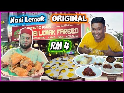 Nasi Lemak Fareed Semenyih| Penang Original Taste | Asraf Vlog | Food Review Tamil