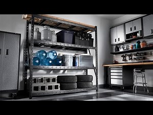 Gladiator 90" x 90" Heavy Duty Mega Rack with Four Adjustable Shelves