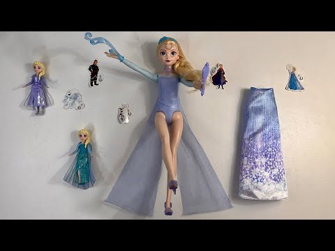 Frozen Elsa and Anna Playset | Satisfying Unboxing Disney Princess MATTEL Doll Collection | ASMR