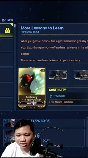 WARFRAME JUST GAVE ME THIS FOR FREE! 💎🔥