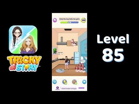 Tricky Story Normal Level 85 – Help the Boy Hide the Girls