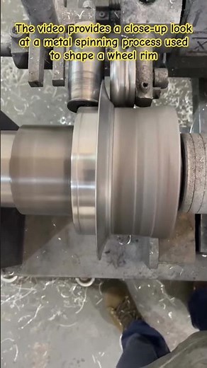 Metal Spinning: How Custom Wheel Rims Are Made! 🏎️⚙️ #MetalSpinning #WheelManufacturing